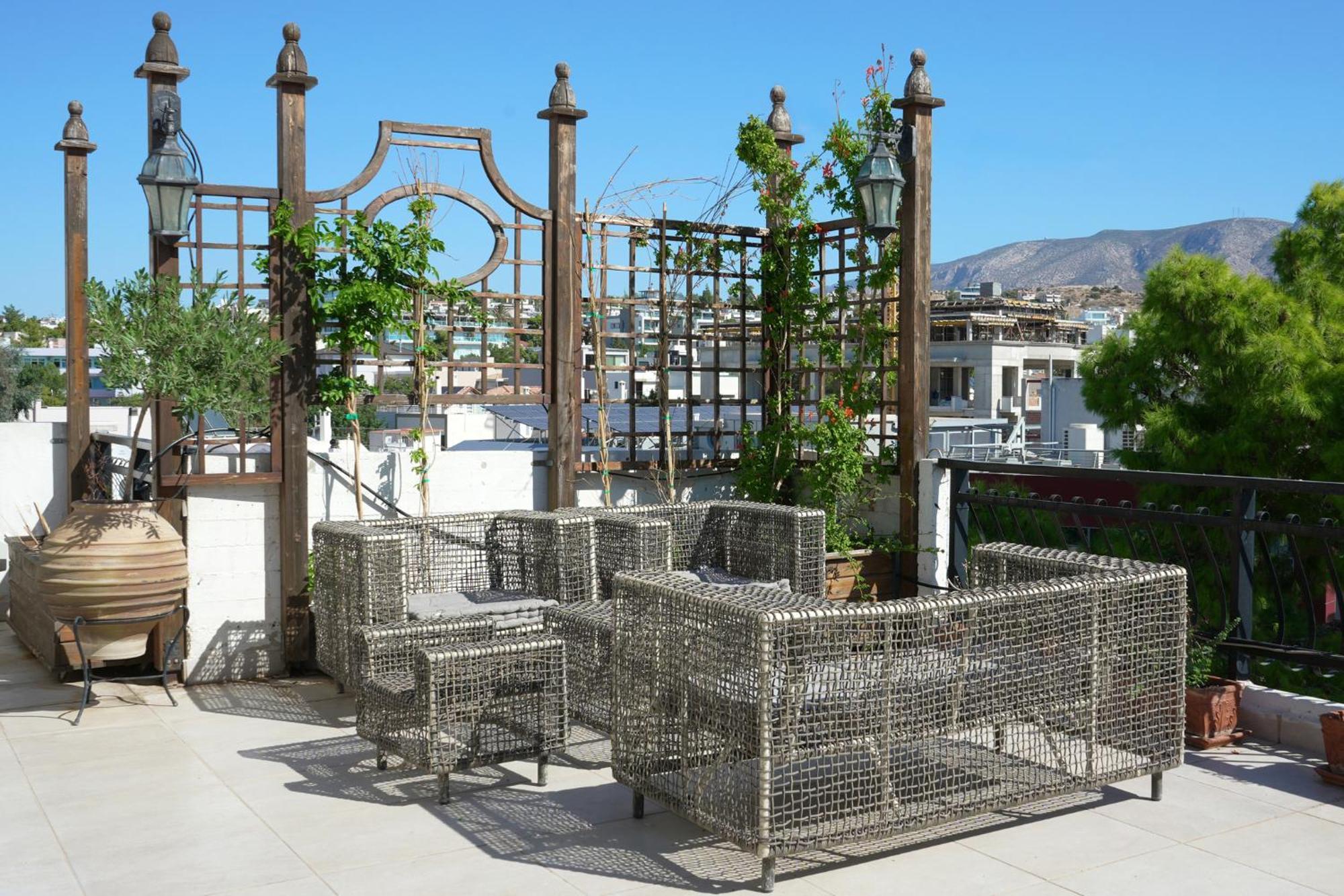 Astric Seaview Penthouse Leilighet Athen Eksteriør bilde